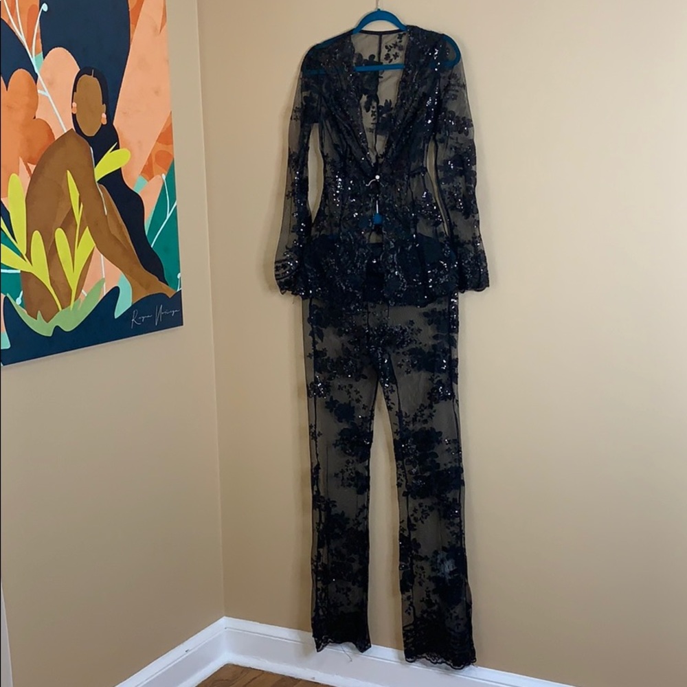 Luxury Mesh Sequin Two Piece Set **BRAND NEW